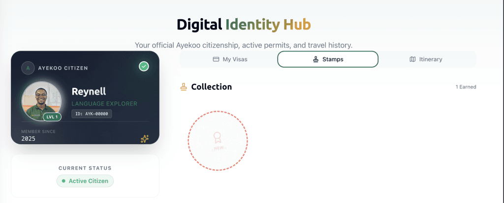 Ayekoo digital passport
